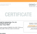 Our OEKO-TEX® Standard 100 certificate has been renewed.
